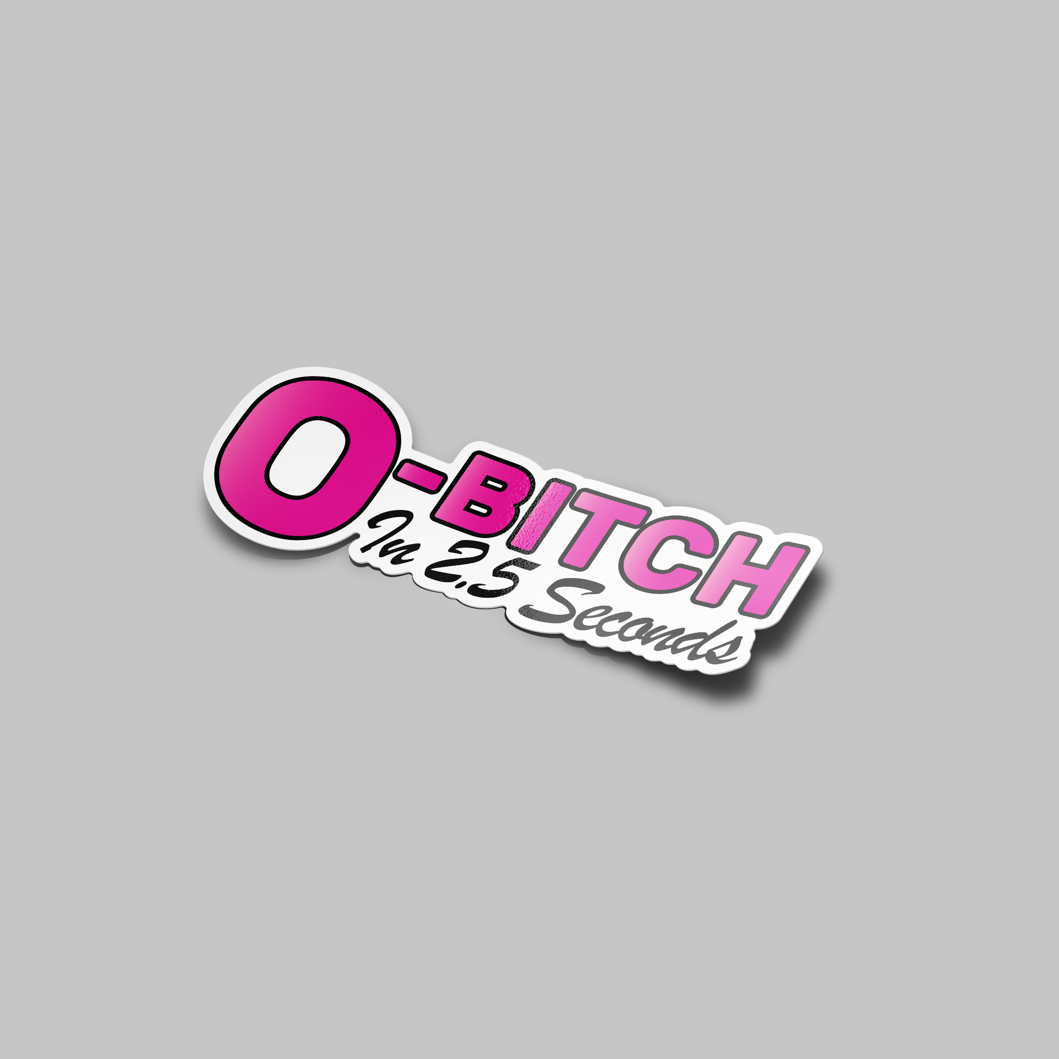 0-Bit*h in 2.5 Seconds Sticker