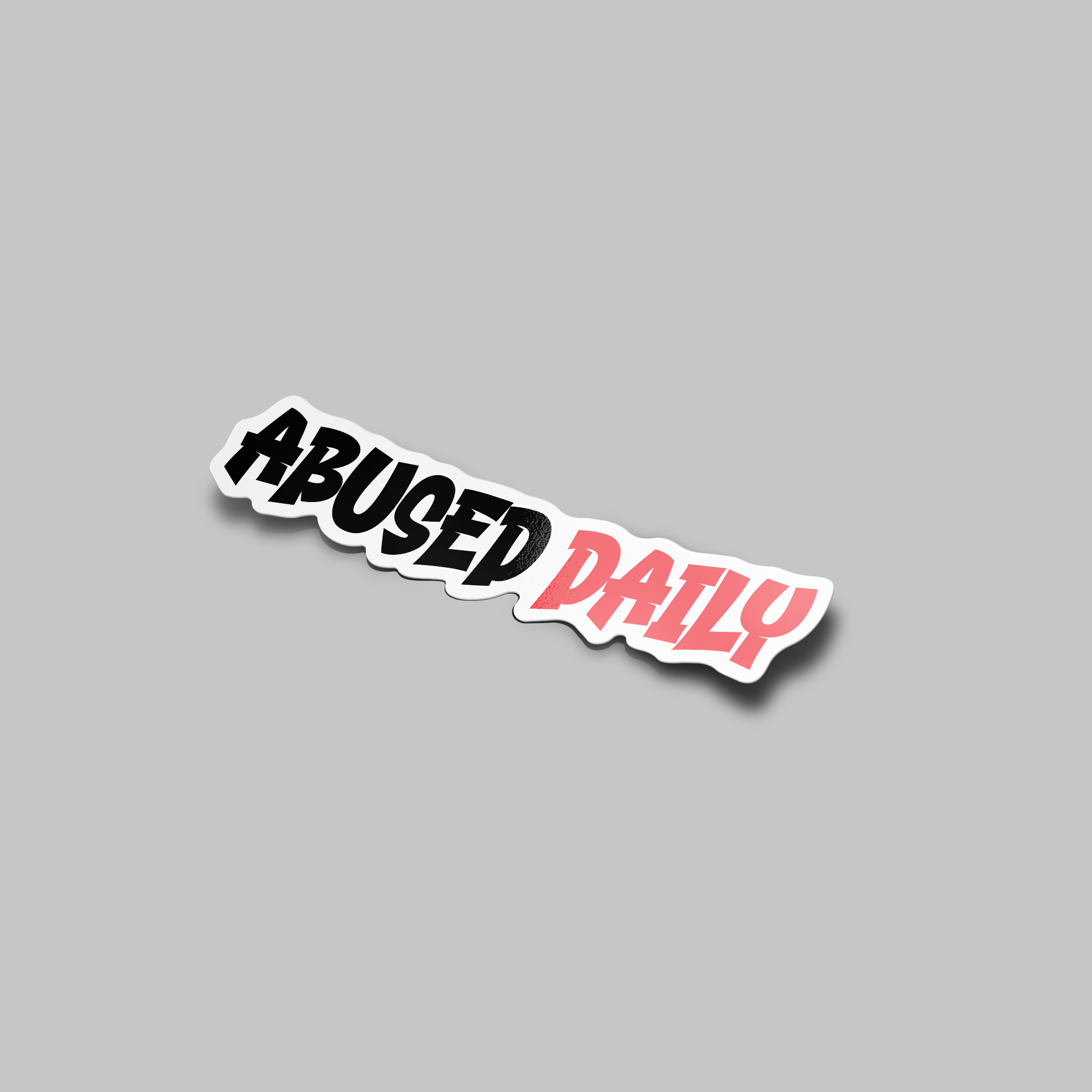 Abused Daily Sticker