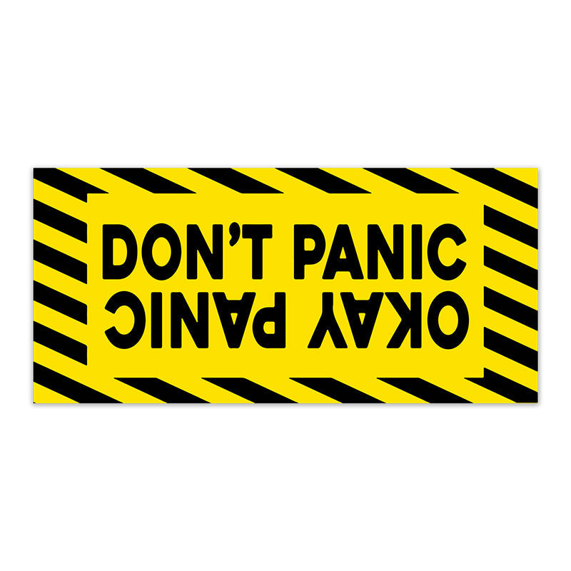 Don't Panic Okay Panic Sticker