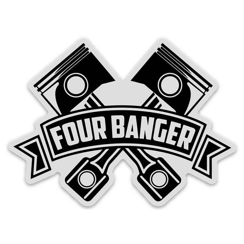 Four Banger Sticker