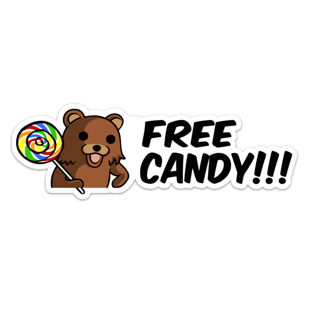 Free Candy Sticker