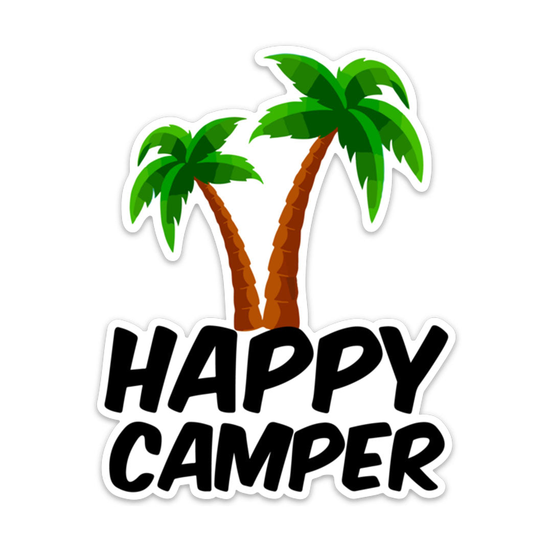 Happy Camper Sticker