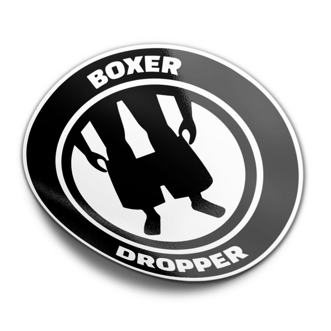 Boxer Dropper Sticker
