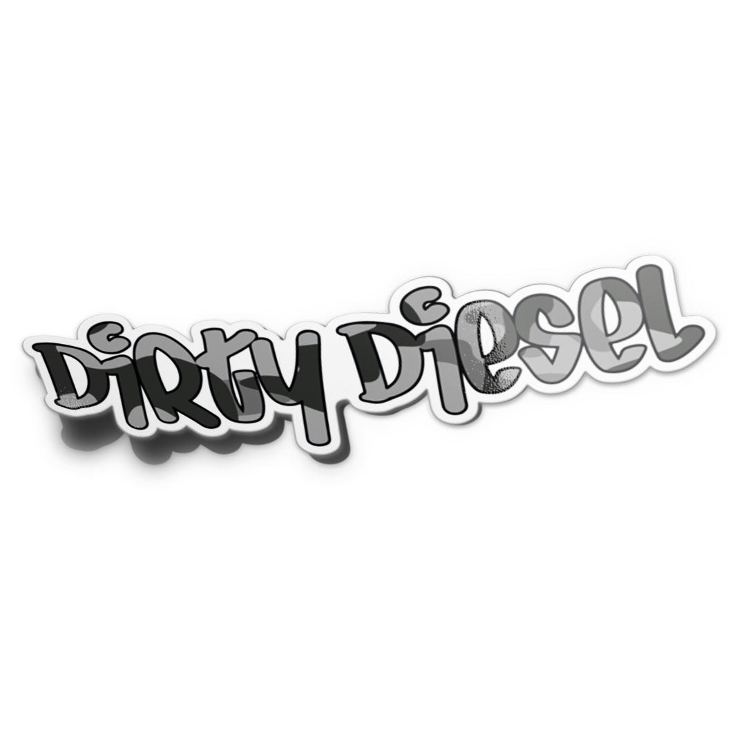 Dirty Diesel Camo Sticker