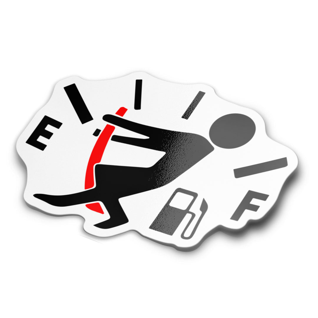 Empty Fuel Sticker
