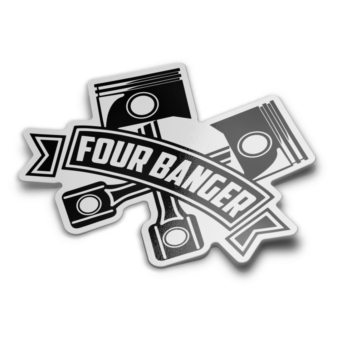 Four Banger Sticker