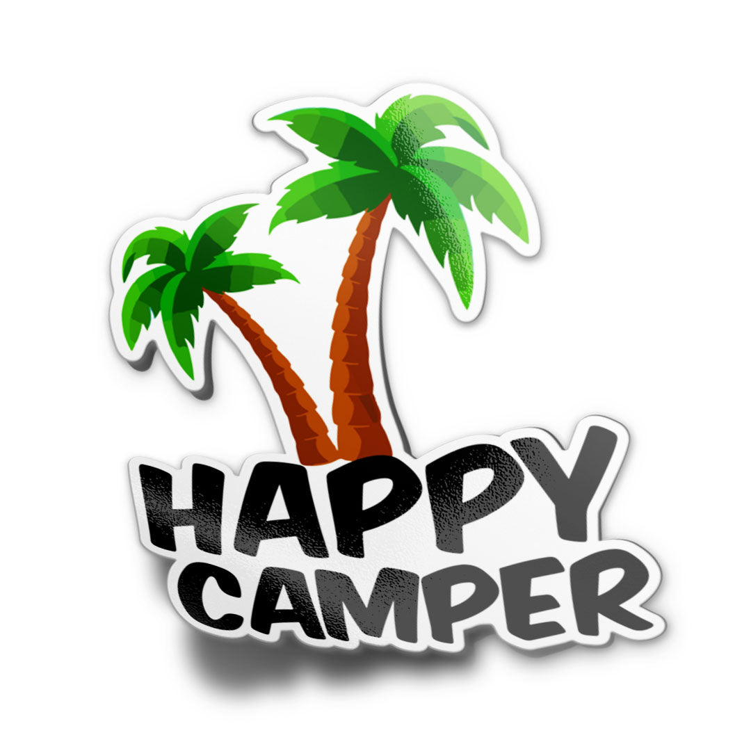 Happy Camper Sticker
