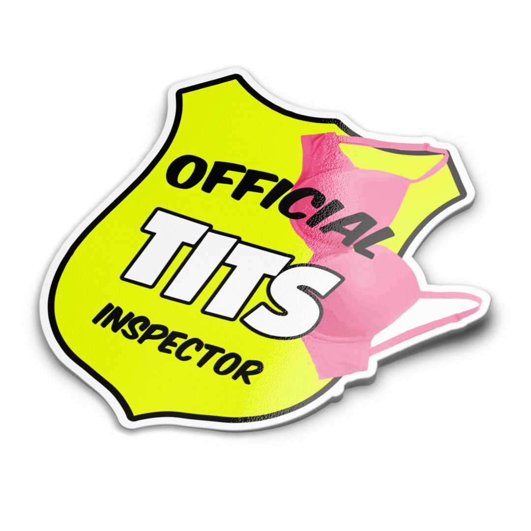 Official Tits Inspector Sticker