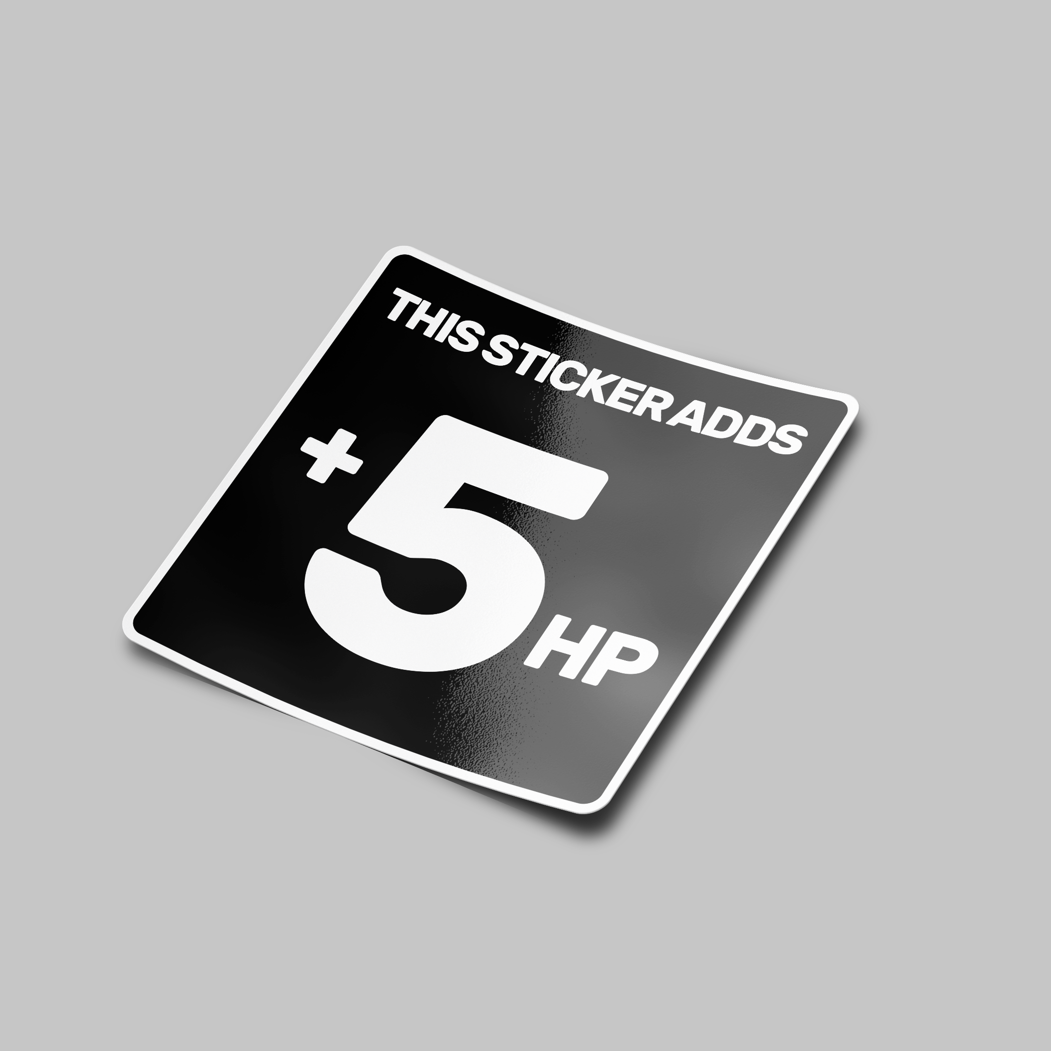 Stypid Sticker ADDS +5HP STICKER – Stupid Stickers