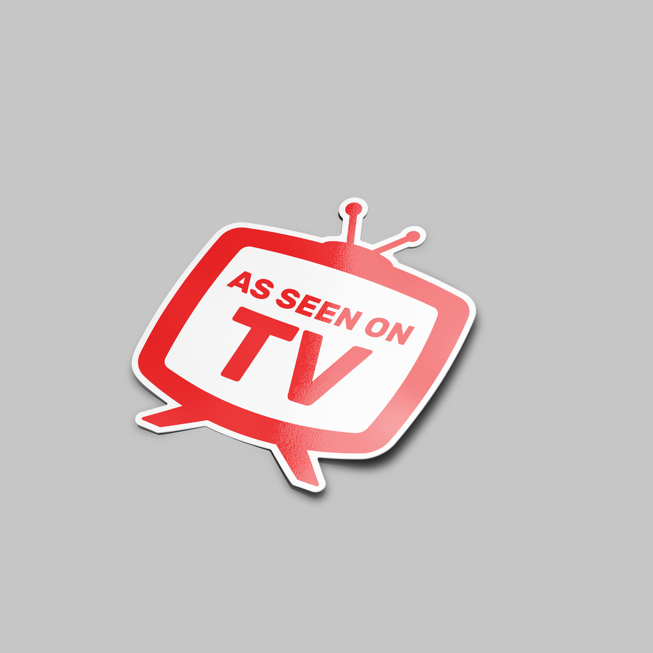 AS SEEN ON TV STICKER