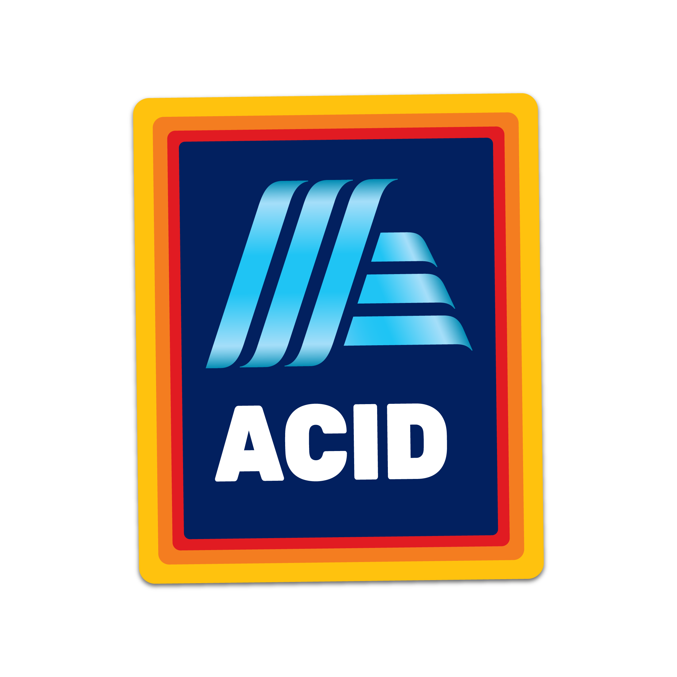 ACID SUPERMARKETS STICKER