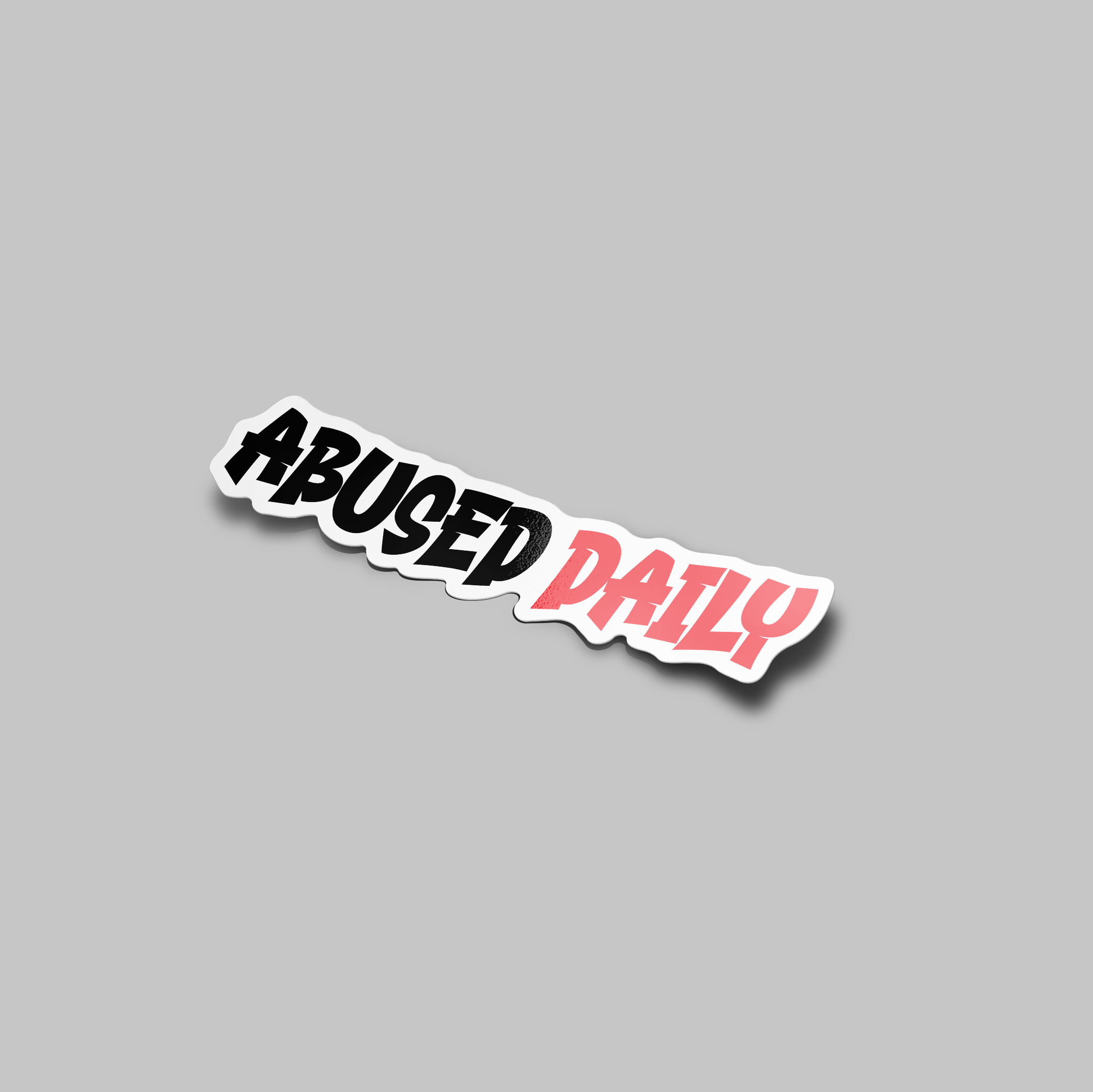 ABUSED DAILY STICKER