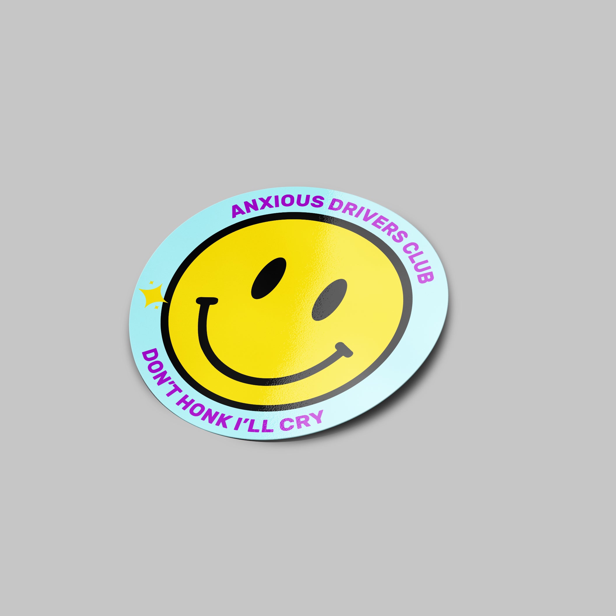 Disoriented Stickers Anxious Drivers Club Sticker – Stupid Stickers