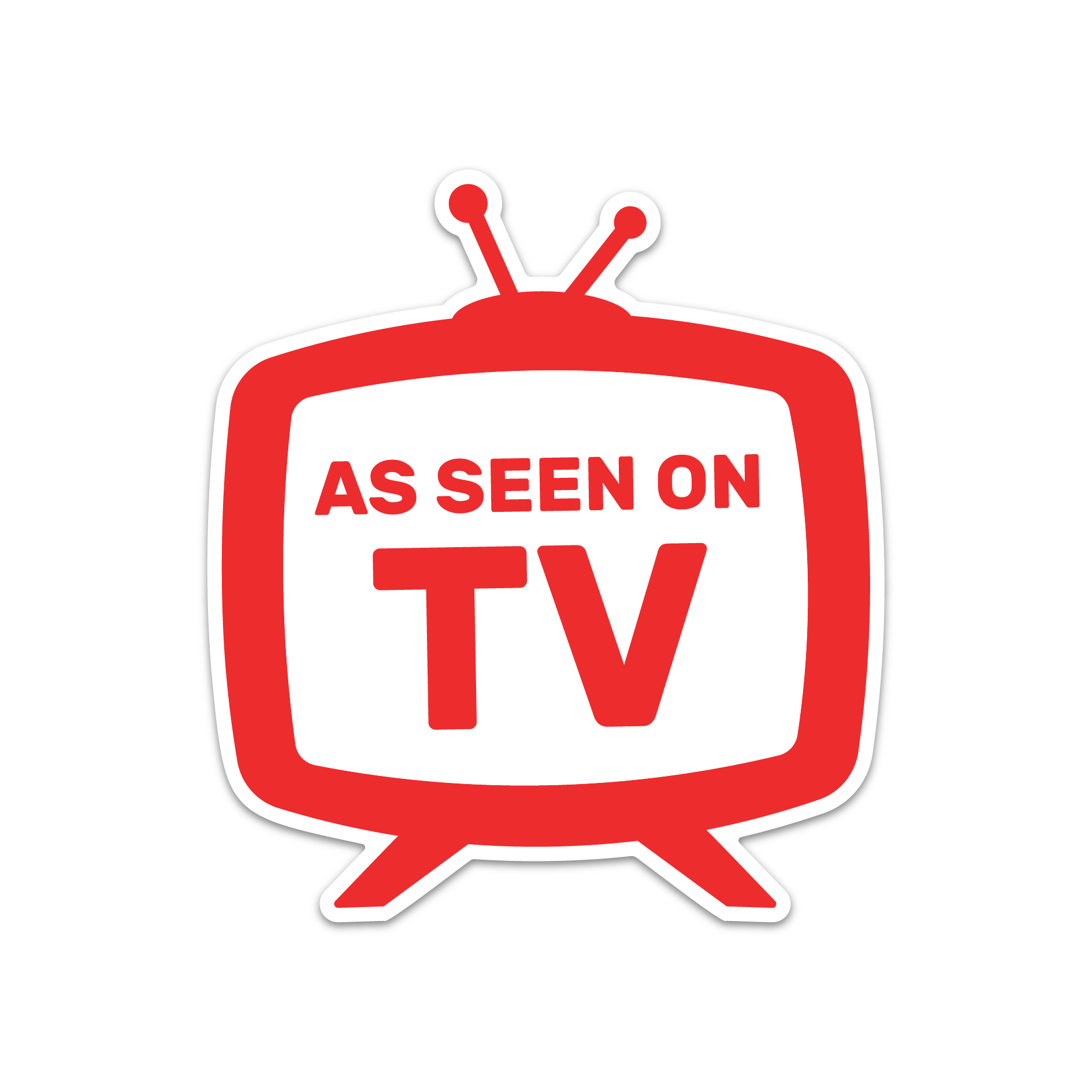 AS SEEN ON TV STICKER