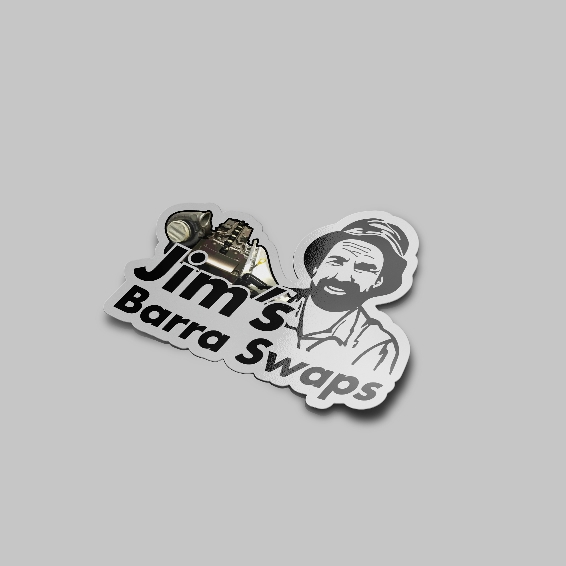 JIM'S BARRA SWAPS STICKER