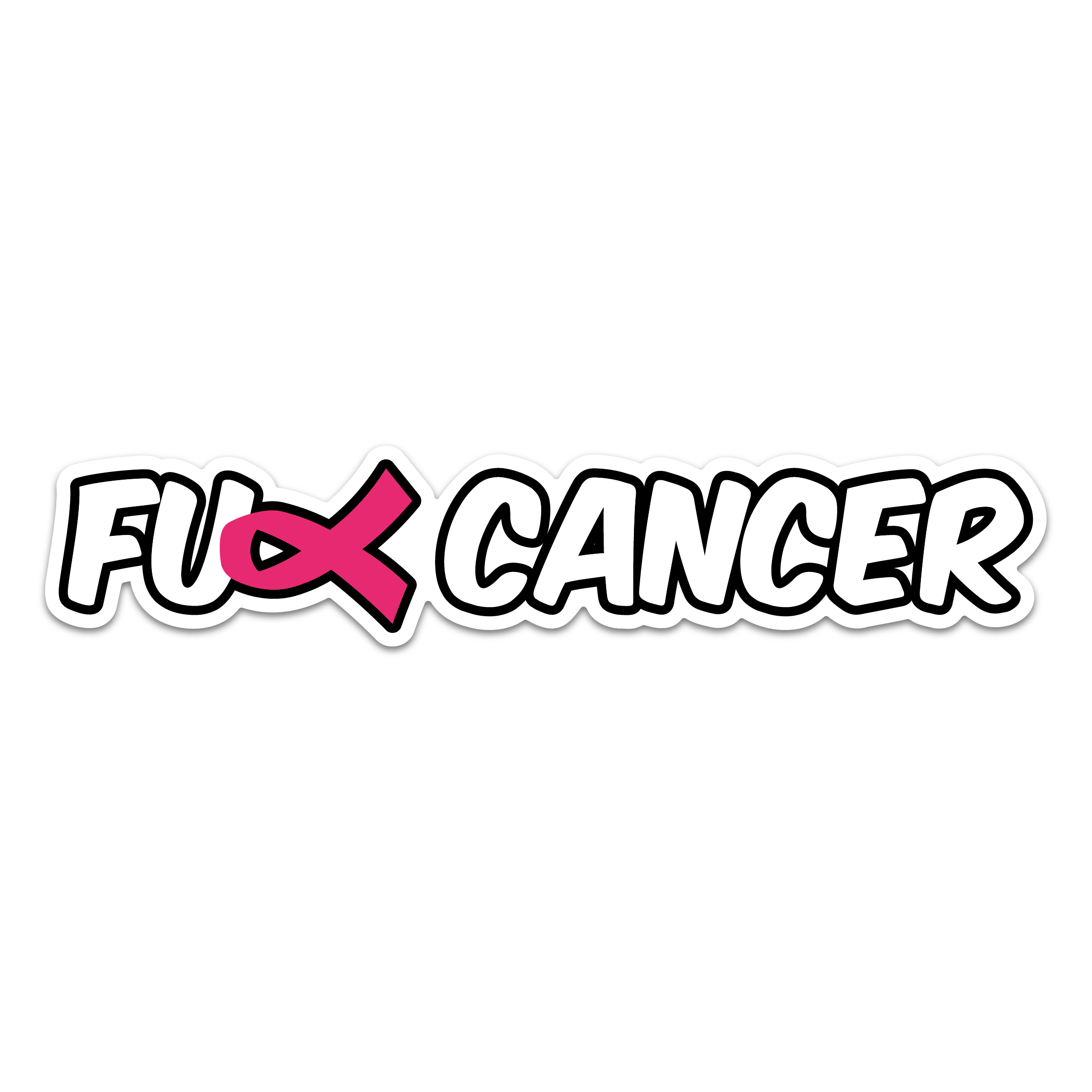 F*CK CANCER STICKER