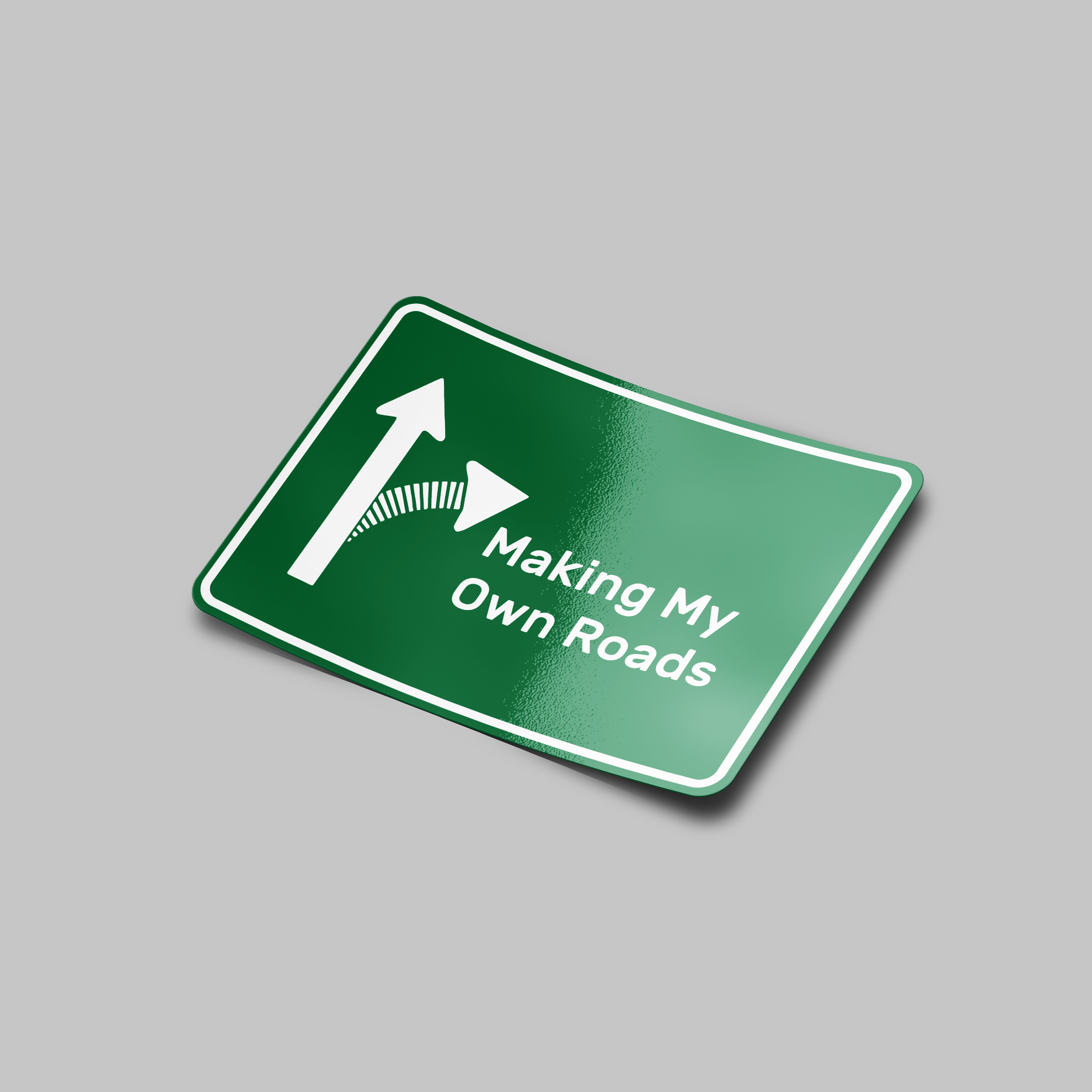 4X4 MAKING MY OWN ROADS STICKER