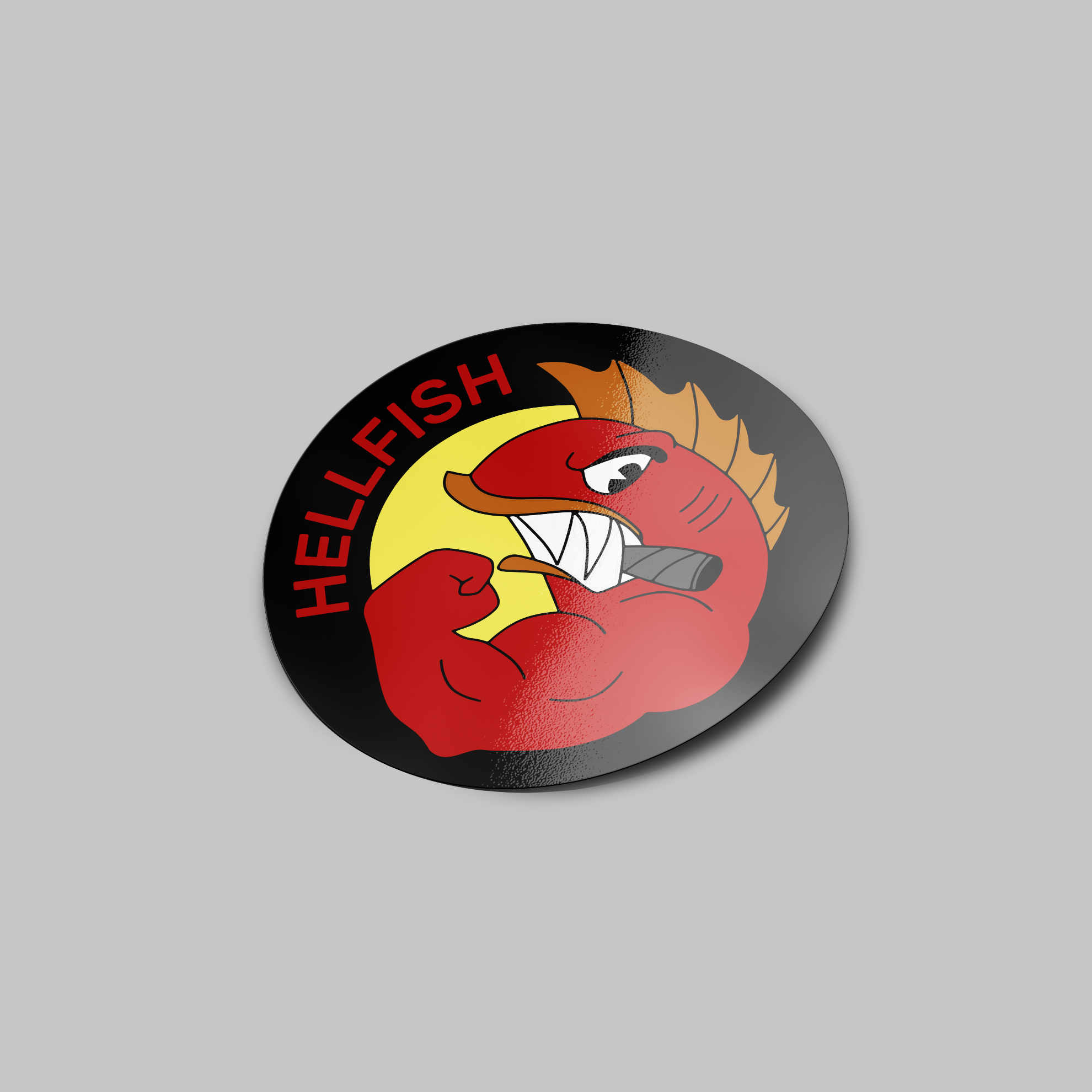 Flying Hellfish Logo The Flying Hellfish Simpsons T Shirt The