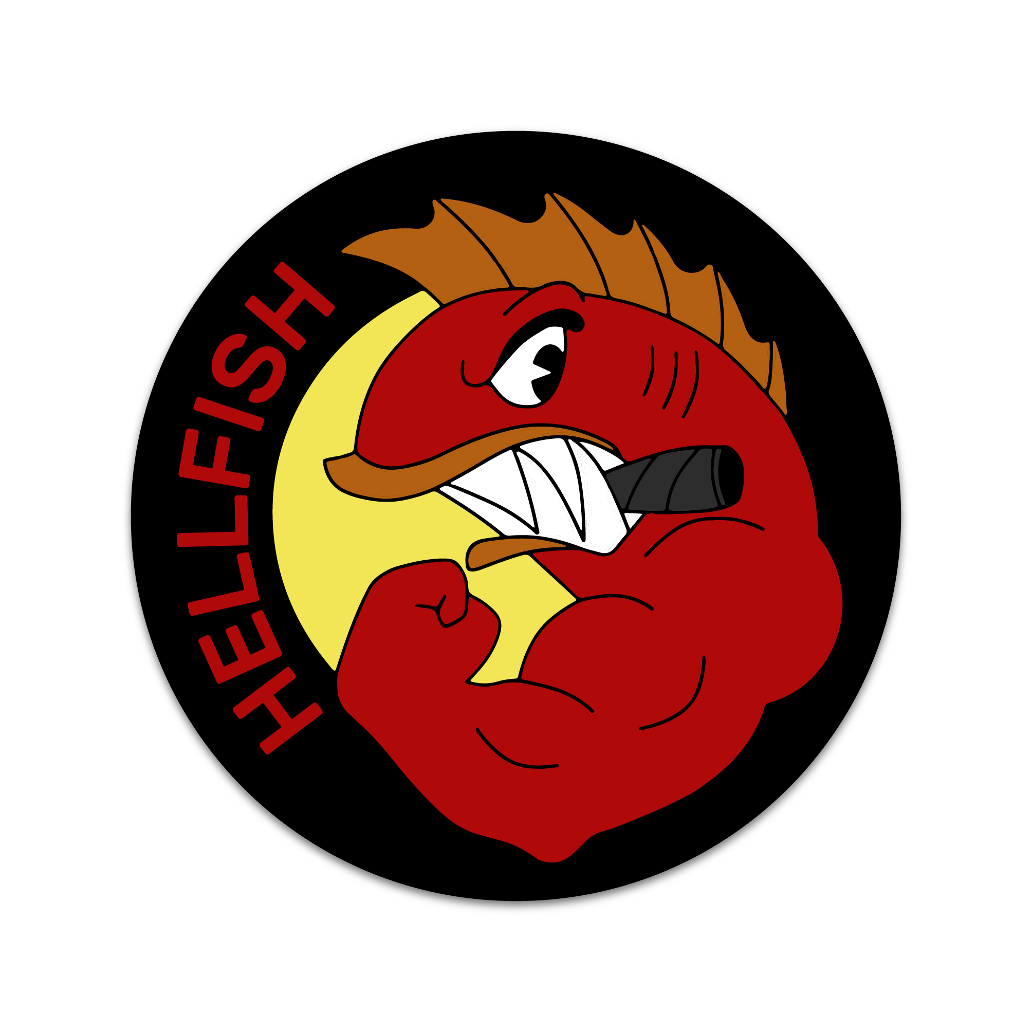 HELLFISH STICKER