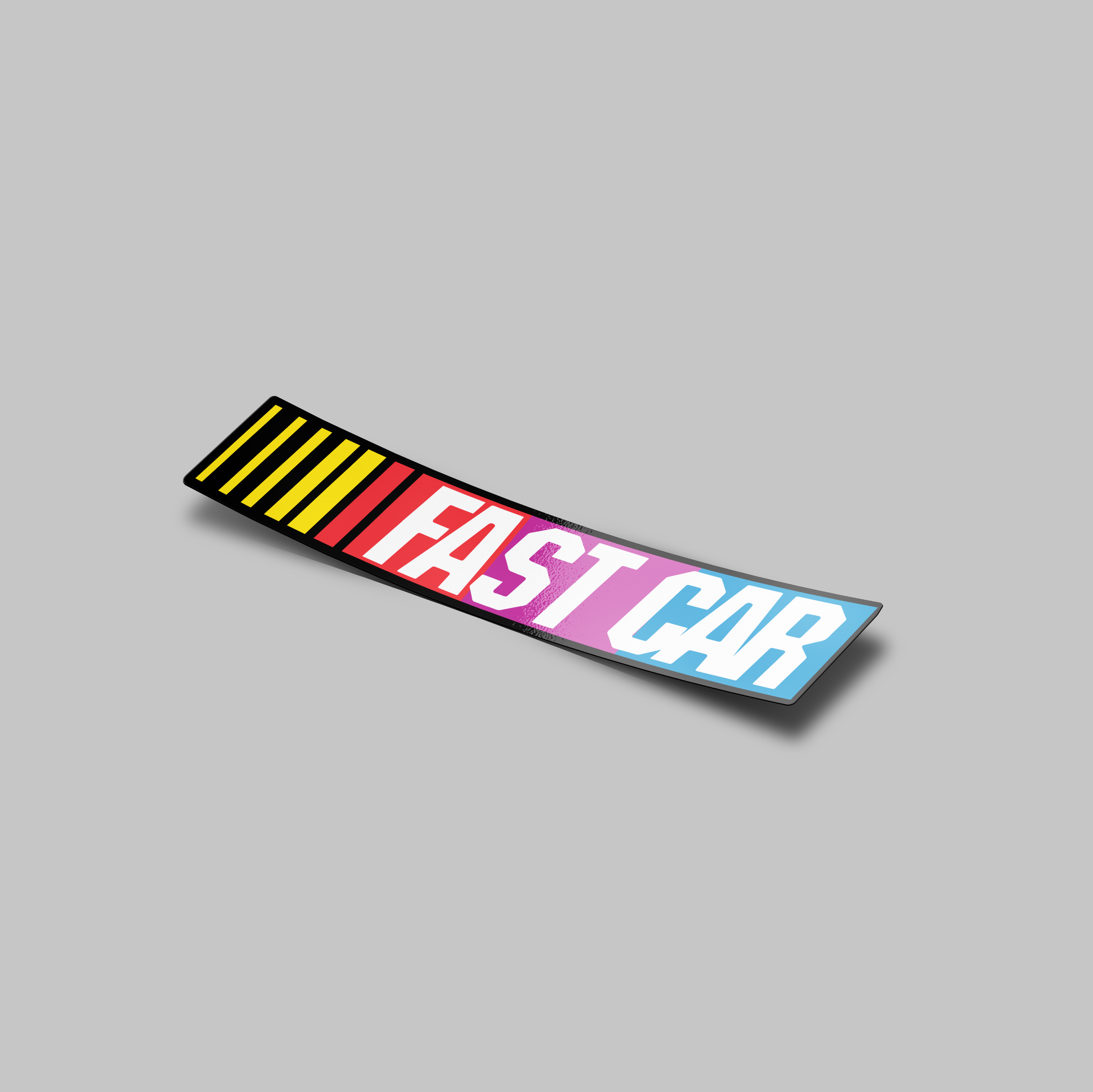 FAST CAR STICKER