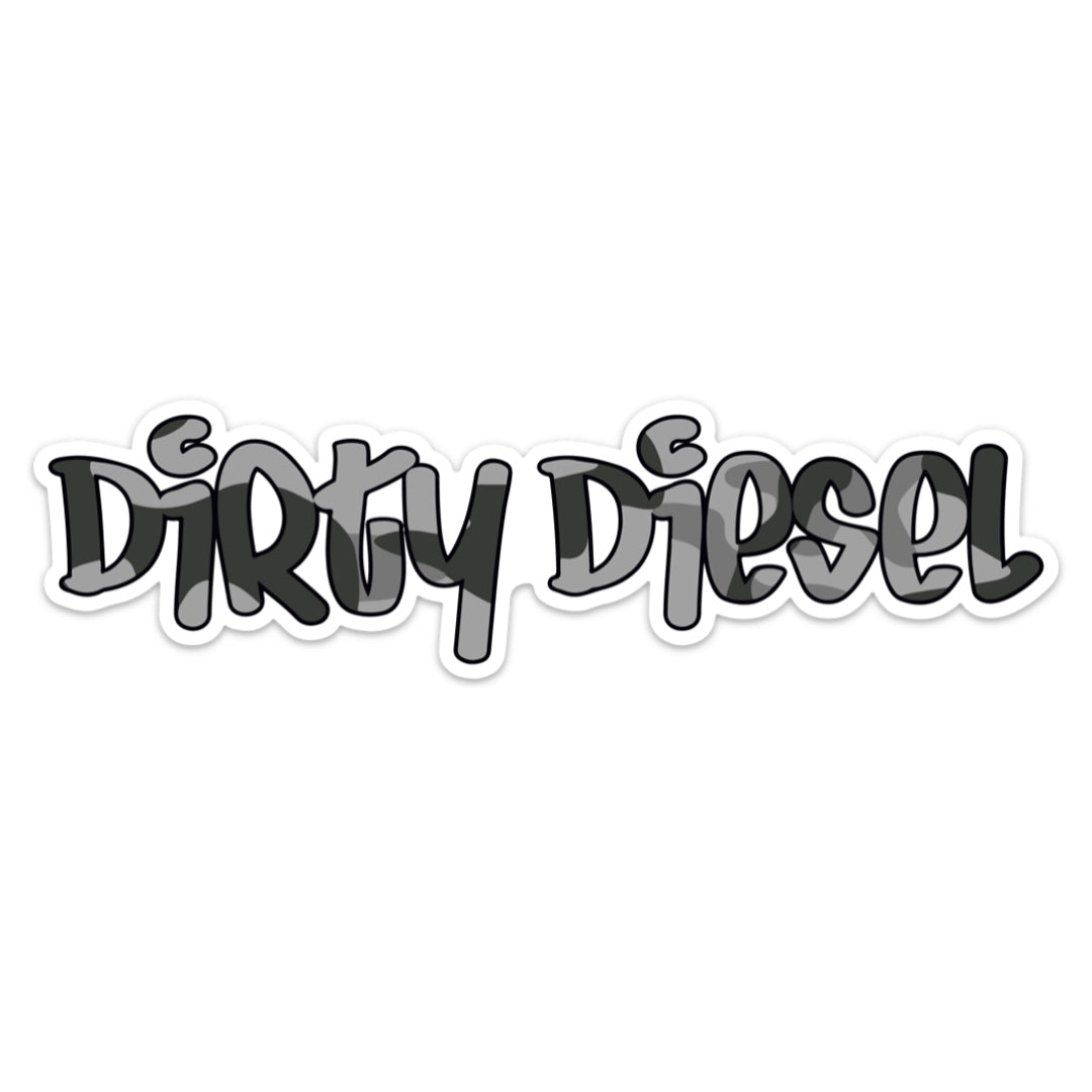 Dirty Diesel Camo Sticker