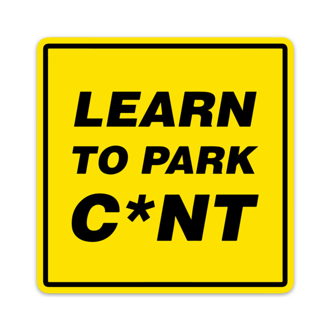 Learn to Park Sticker