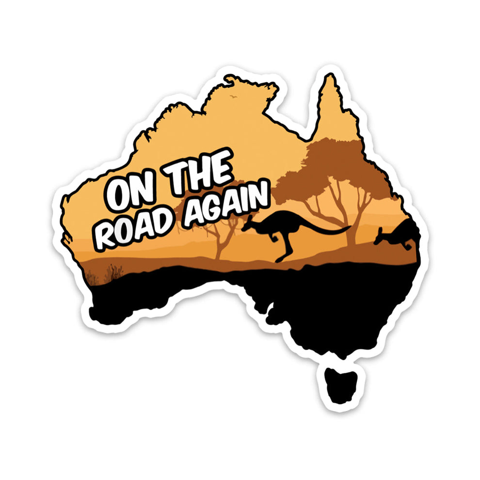 On The Road Again Sticker – Stupid Stickers