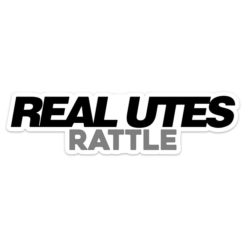 Real Utes Rattle Sticker