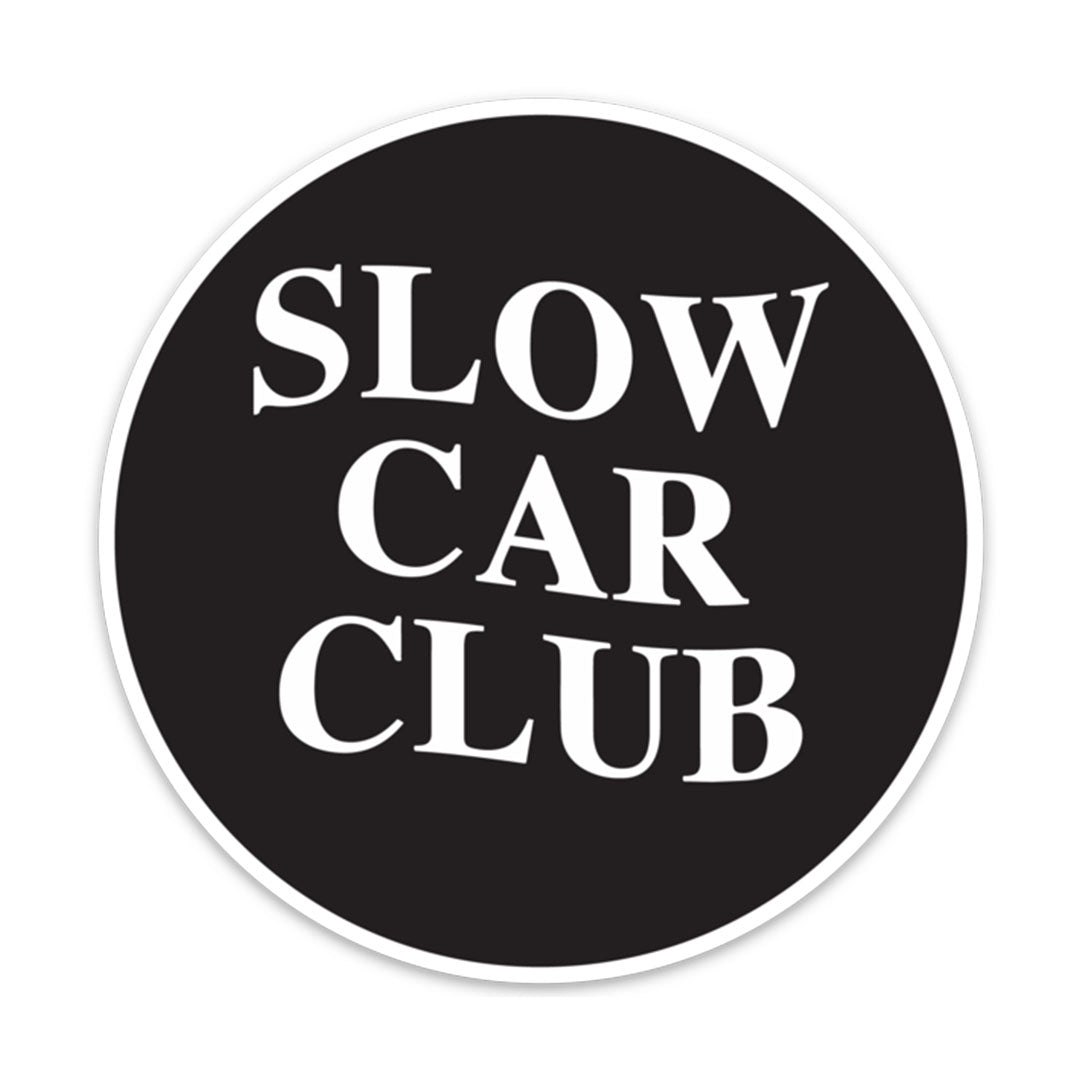 Slow Car Club Sticker