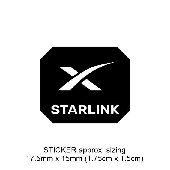 Star Link Router Sticker Switch Panel Stickers – Stupid Stickers