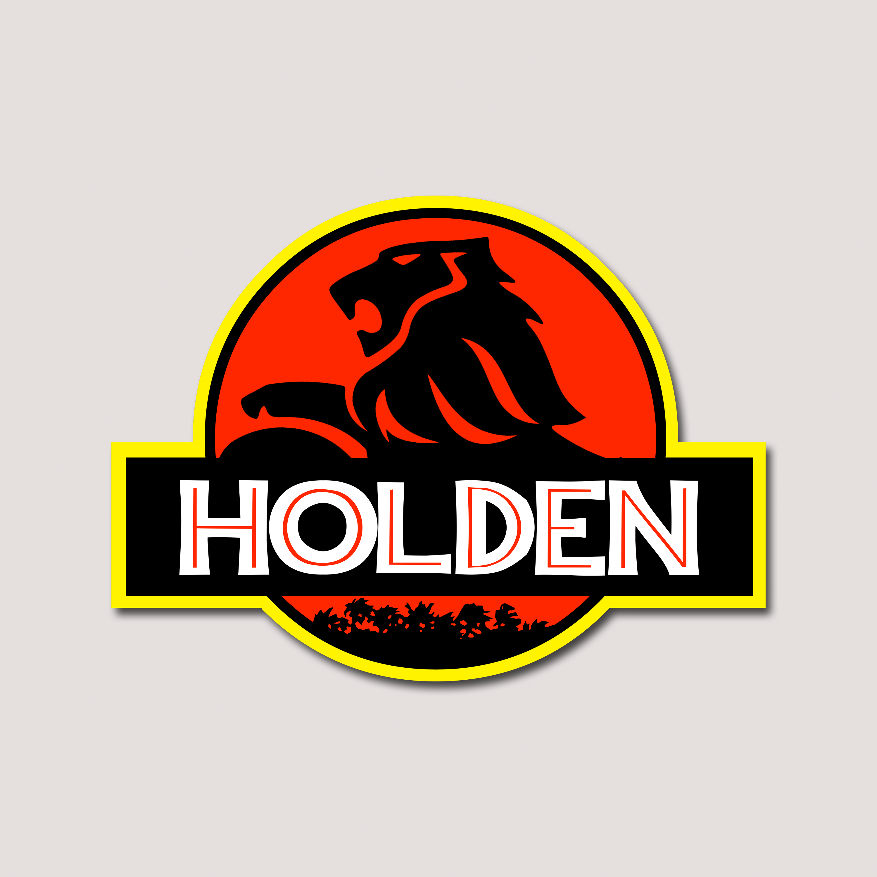 JURASSIC HOLDEN STICKER