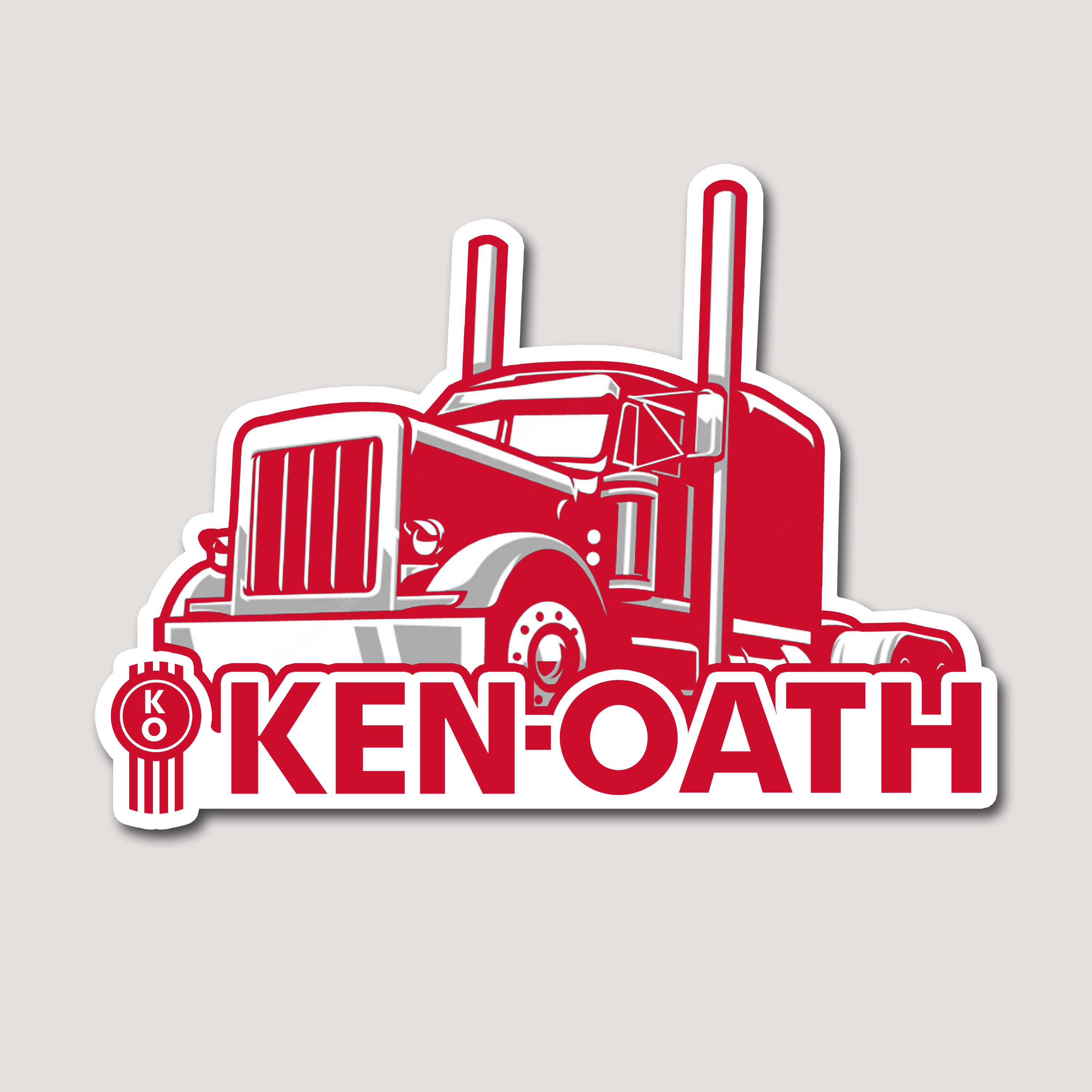 KEN OATH TRUCK STICKER