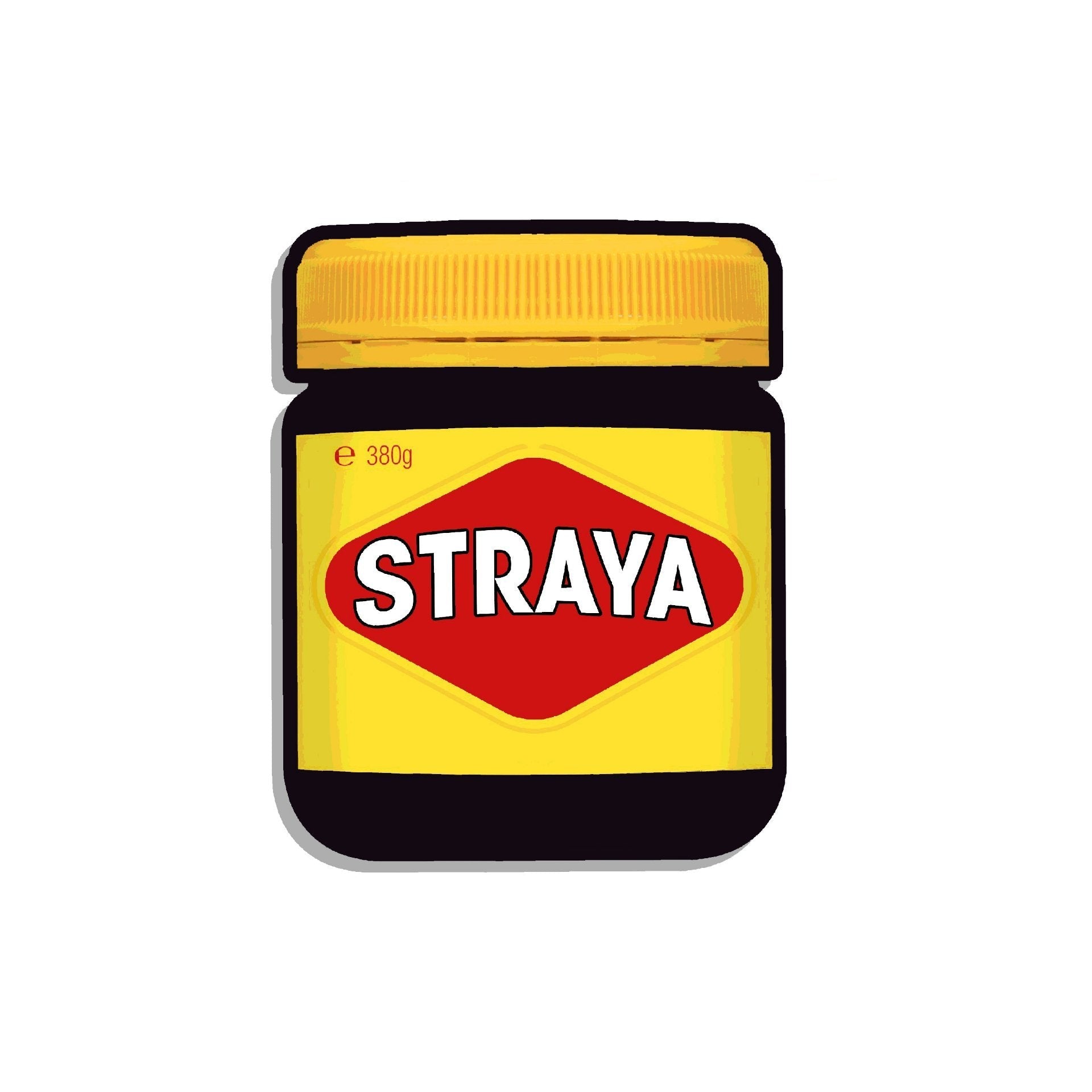 STRAYA VEGE STICKER – Stupid Stickers