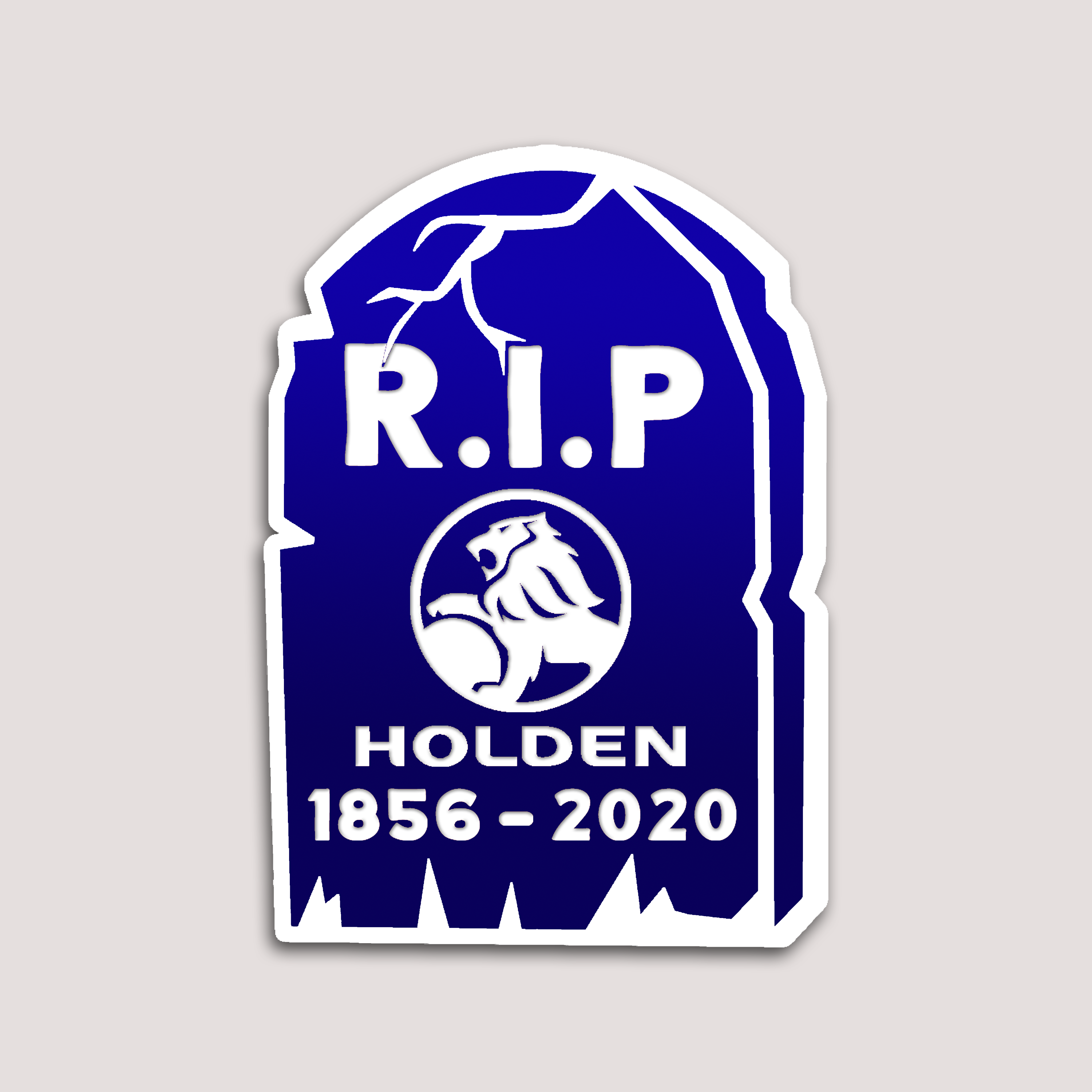 RIP HOLDEN TOMBSTONE BLUE