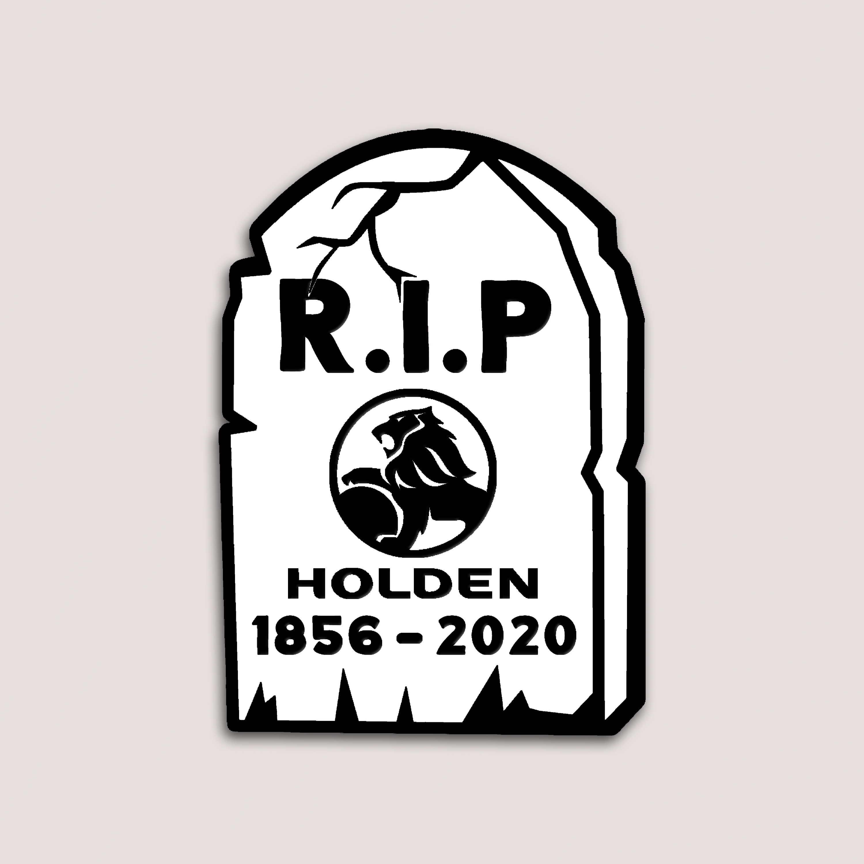 RIP HOLDEN TOMBSTONE WHITE