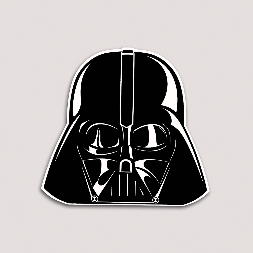 Vader Text Sticker Darth Vader Star Wars Sticker – Stupid Stickers
