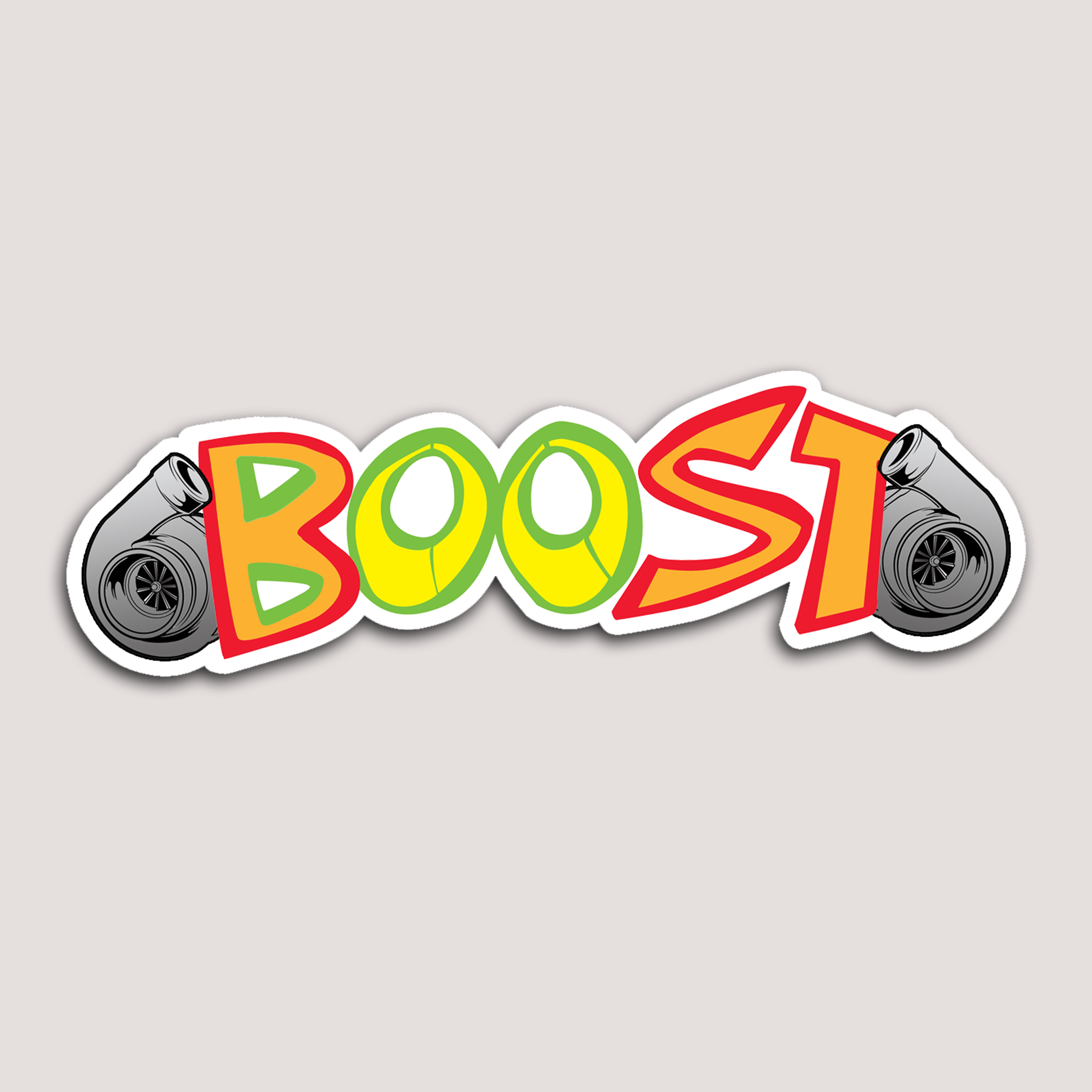 TURBO BOOST STICKER