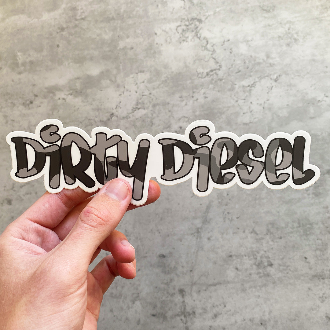 DIRTY DIESEL CAMO STICKER