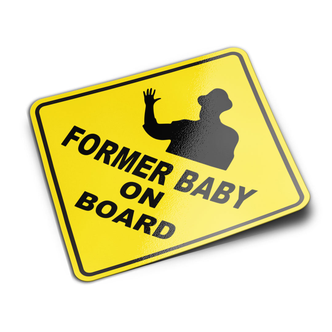 FORMER BABY ON BOARD STICKER