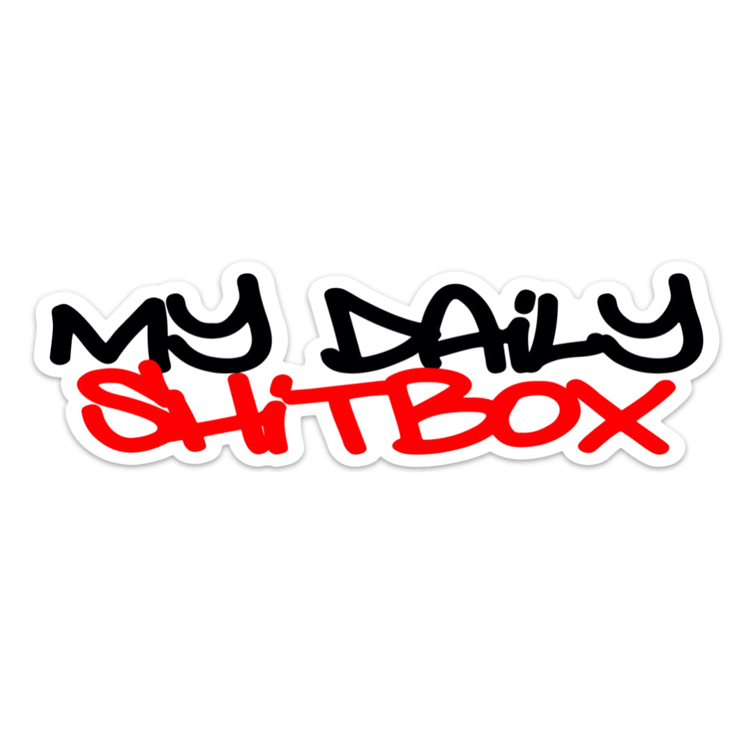 MY DAILY SHITBOX STICKER