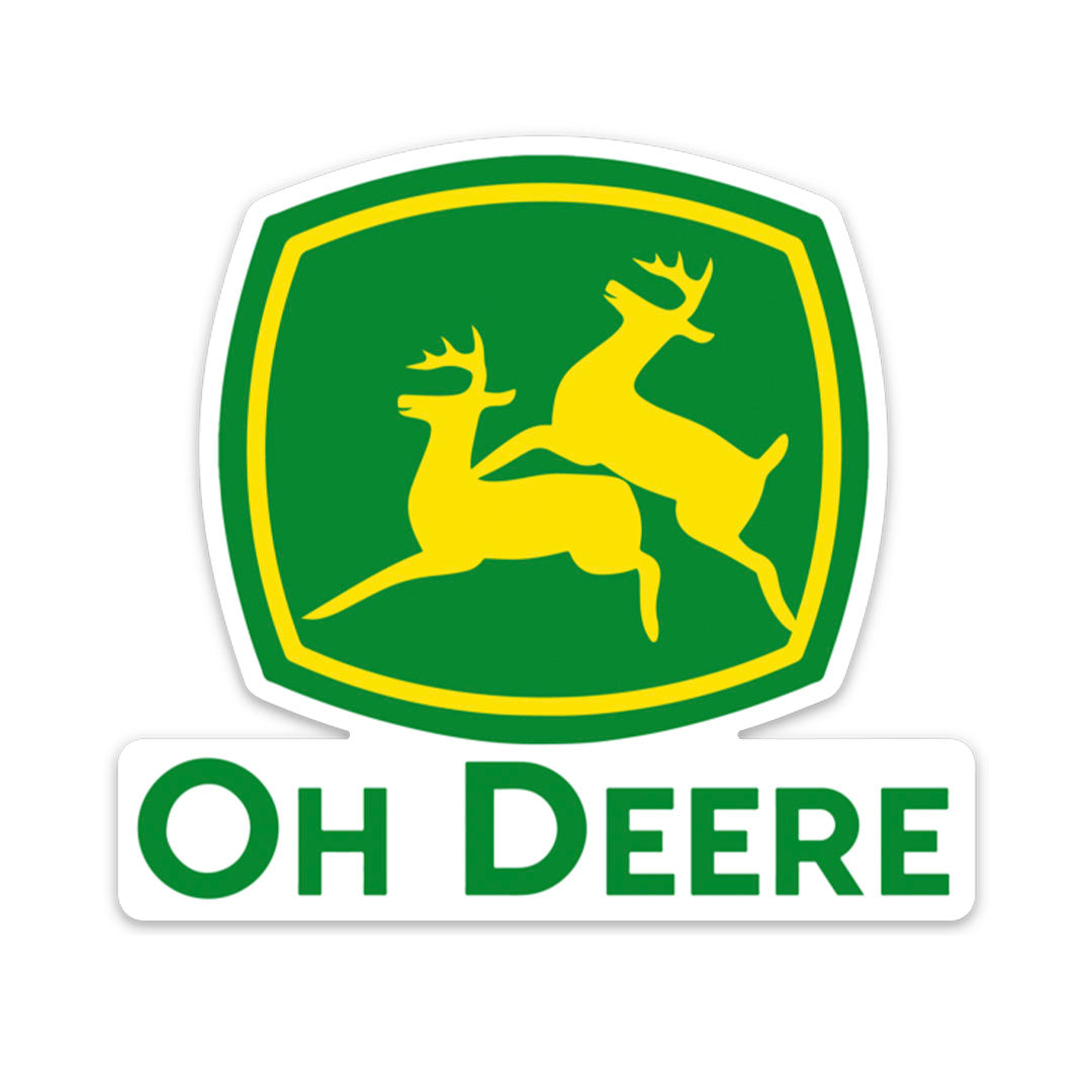 OH DEERE STICKER