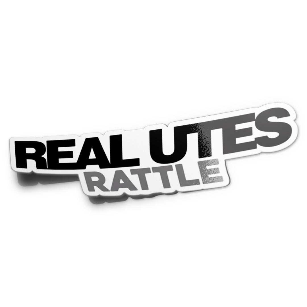 Real Utes Rattle Sticker – Stupid Stickers